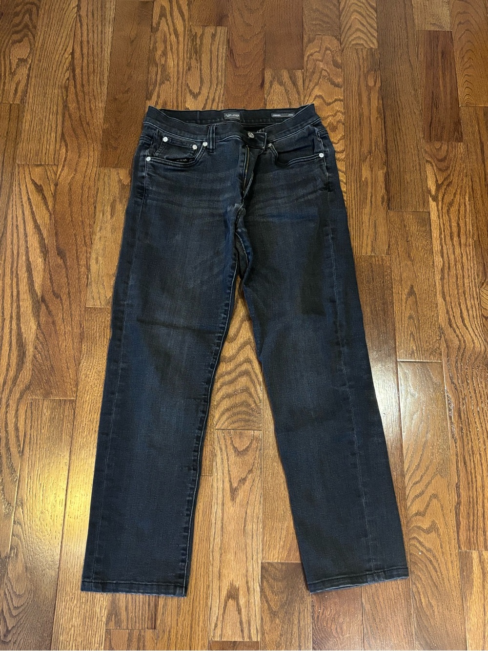 Men’s Black Skinny Straight Leg Jeans